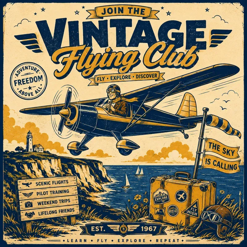 Retro Summer Adventure Posters