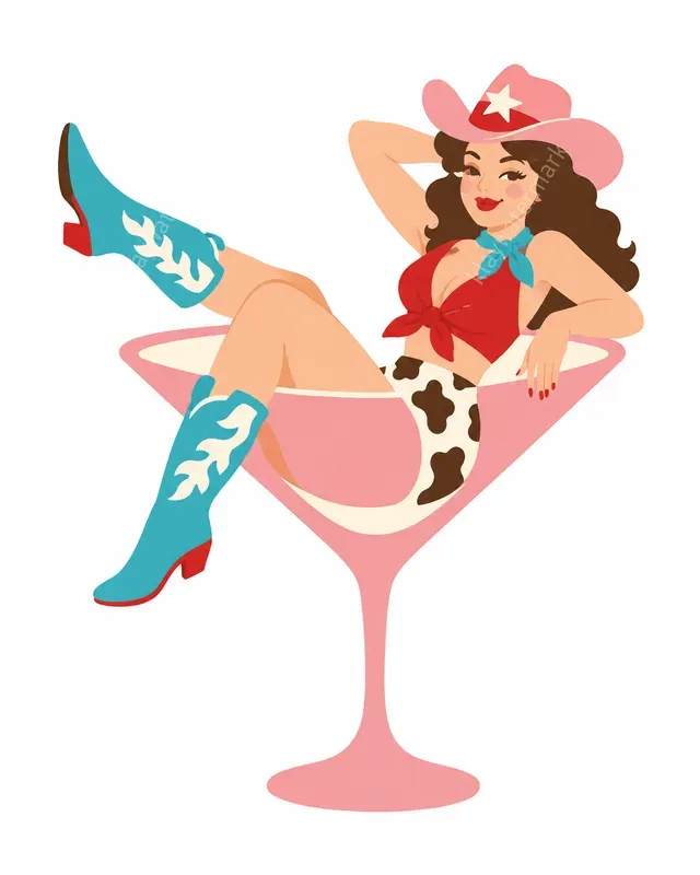 Coquette Westerns Clipart