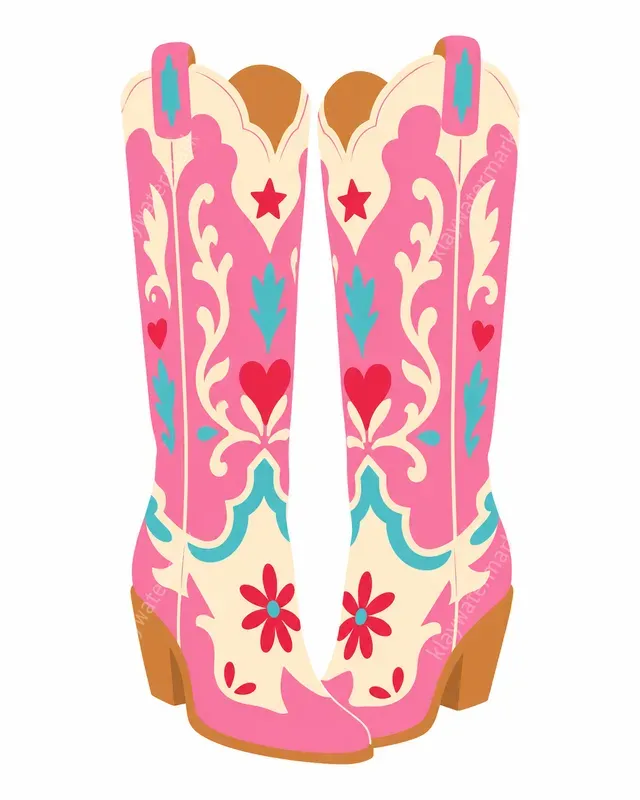 Coquette Westerns Clipart