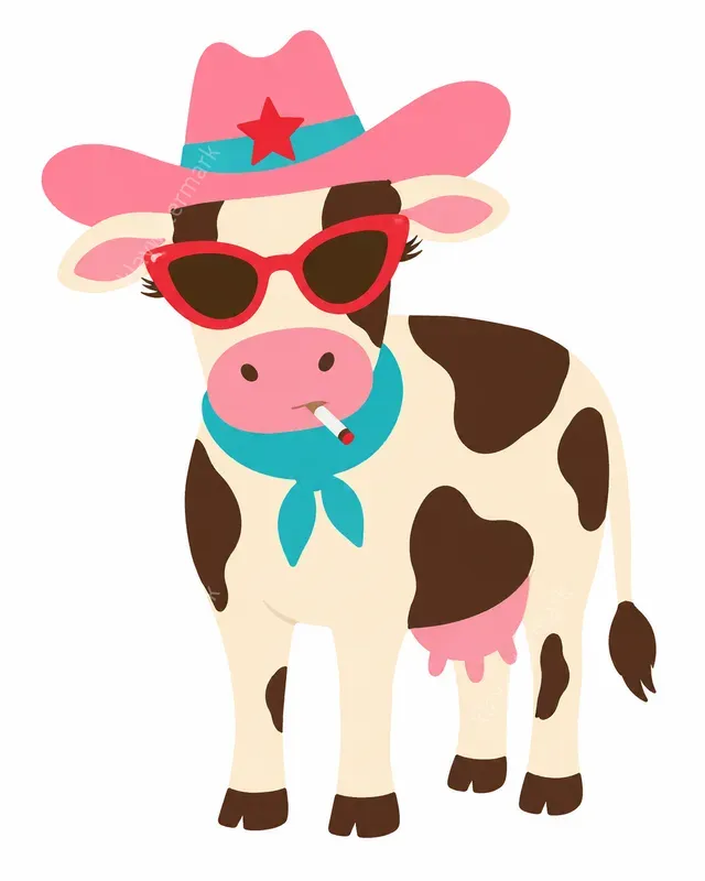 Coquette Westerns Clipart