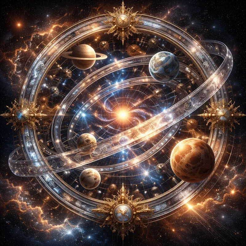 Celestial Clockwork Universe Portal Art