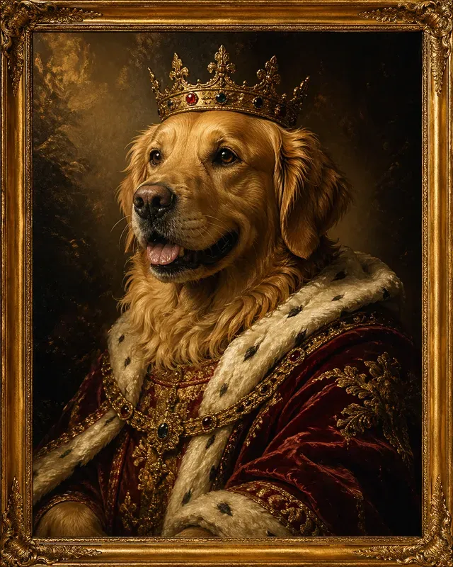 Royal Pet Portrait Paintings