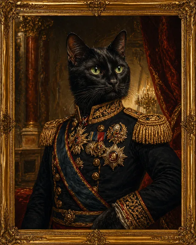 Royal Pet Portrait Paintings