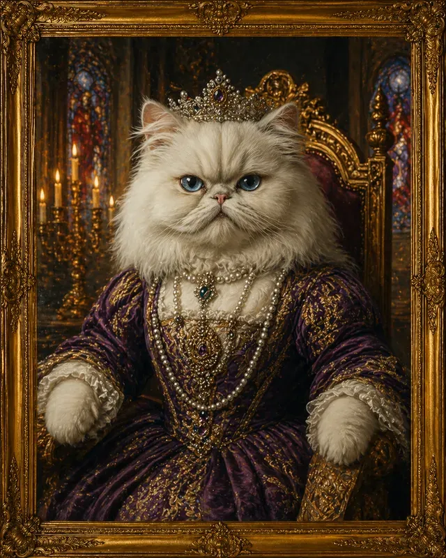 Royal Pet Portrait Paintings