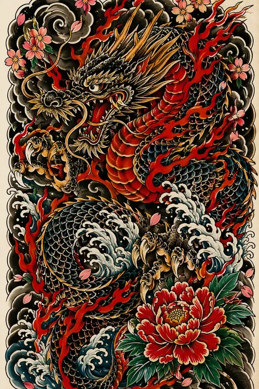 Bold Japanese Traditional Tattoo Designs