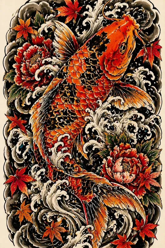 Bold Japanese Traditional Tattoo Designs