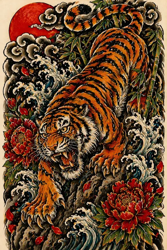 Bold Japanese Traditional Tattoo Designs