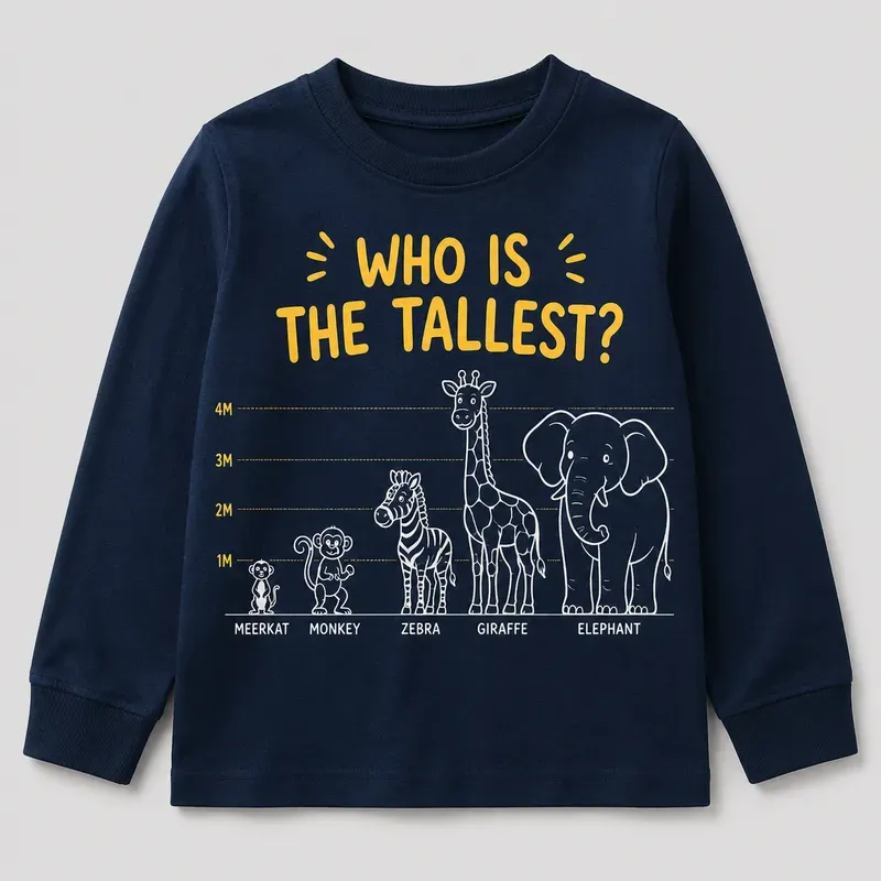Educational Comparison Kids Tshirts