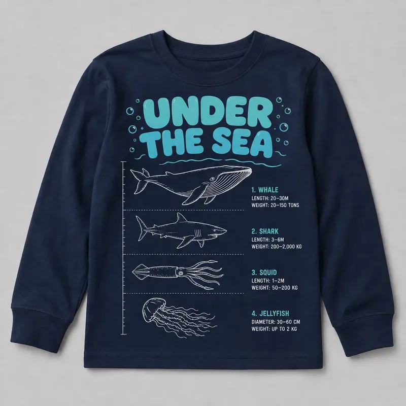 Educational Comparison Kids Tshirts
