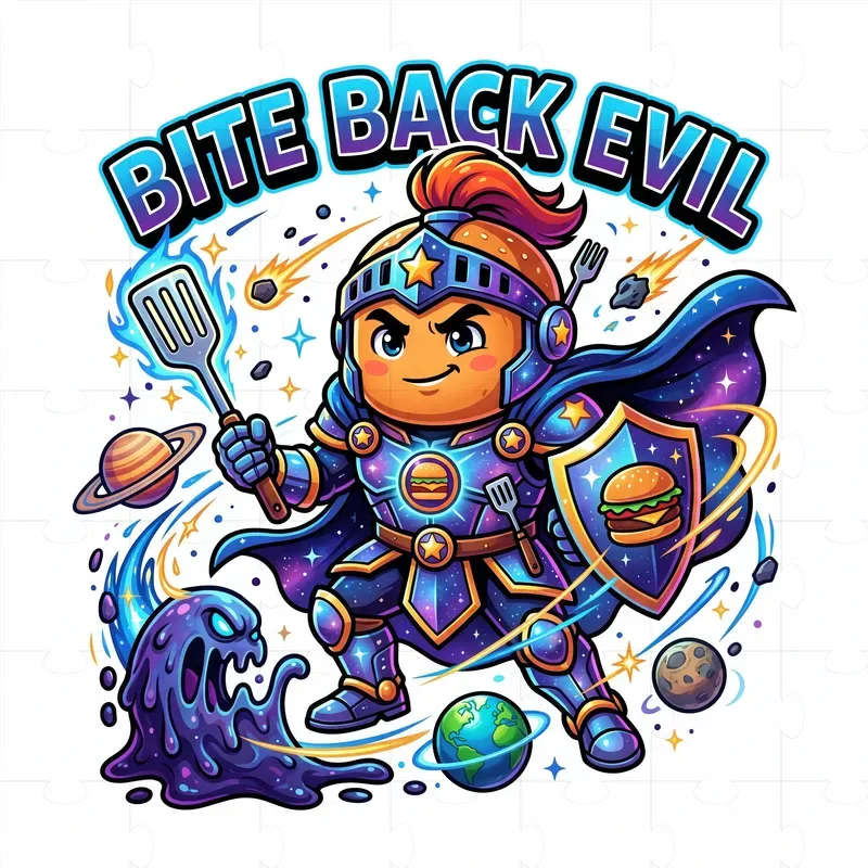 Cosmic Snack Knight Tshirts