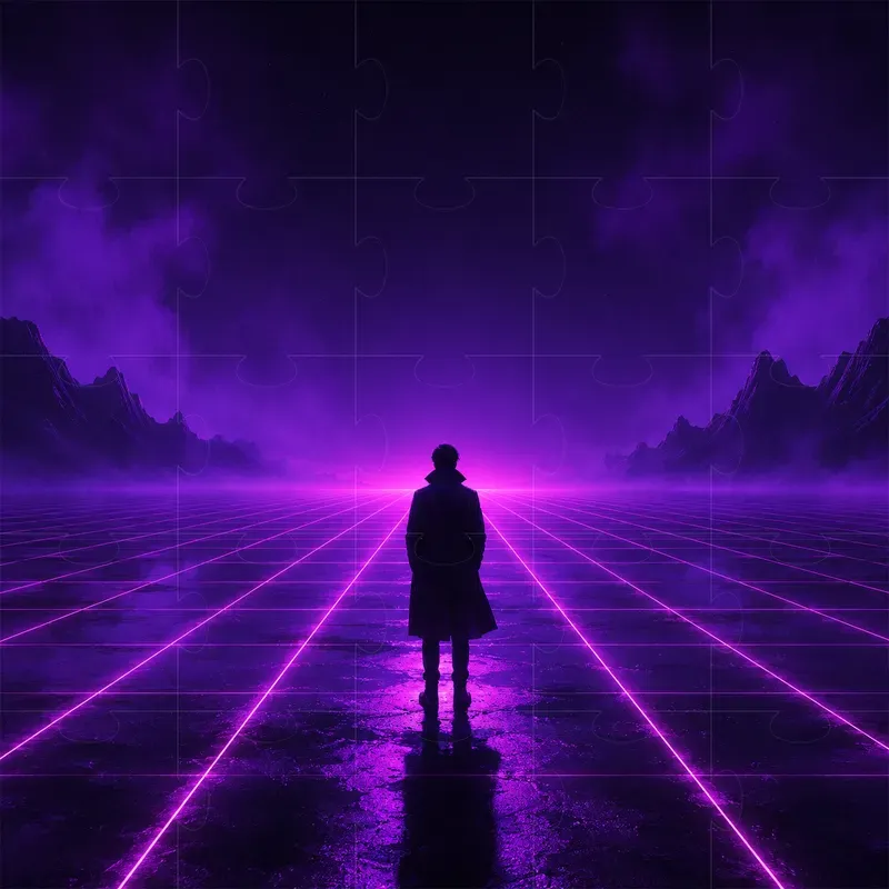 Retro Synthwave Neon Noirs