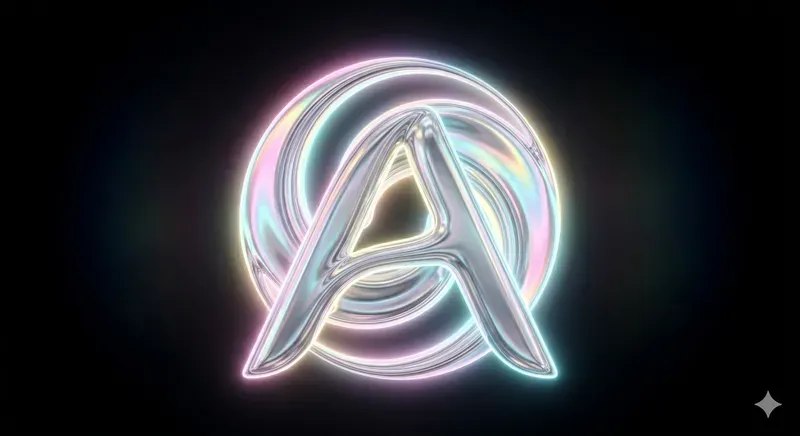 Holographic Neon Liquid Logos