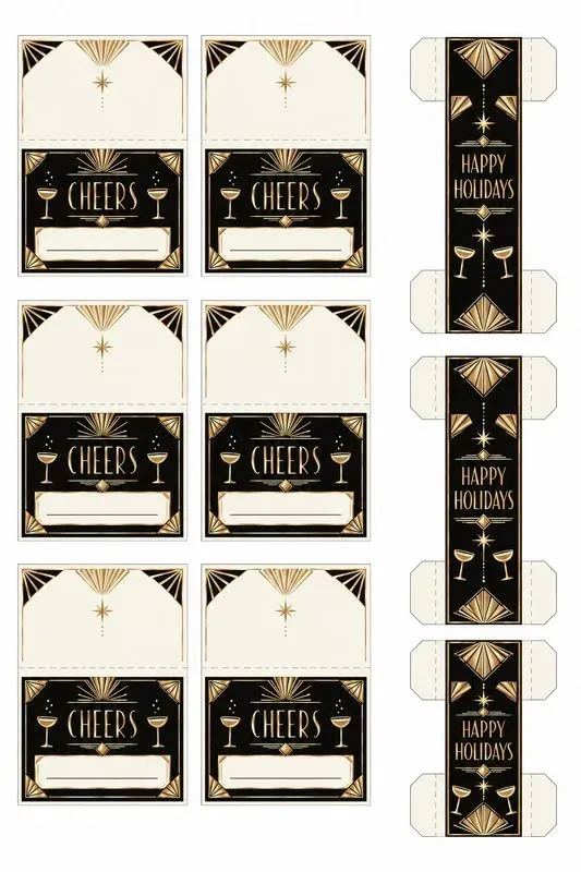 Christmas Dinner Table Printables