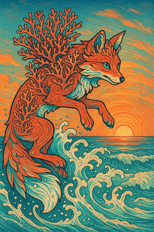 Colorful Fakemon Creatures Line Art