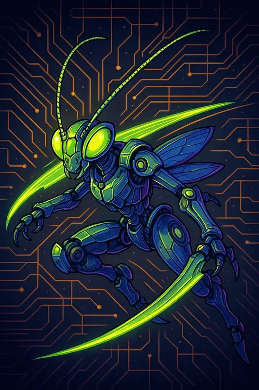 Colorful Fakemon Creatures Line Art
