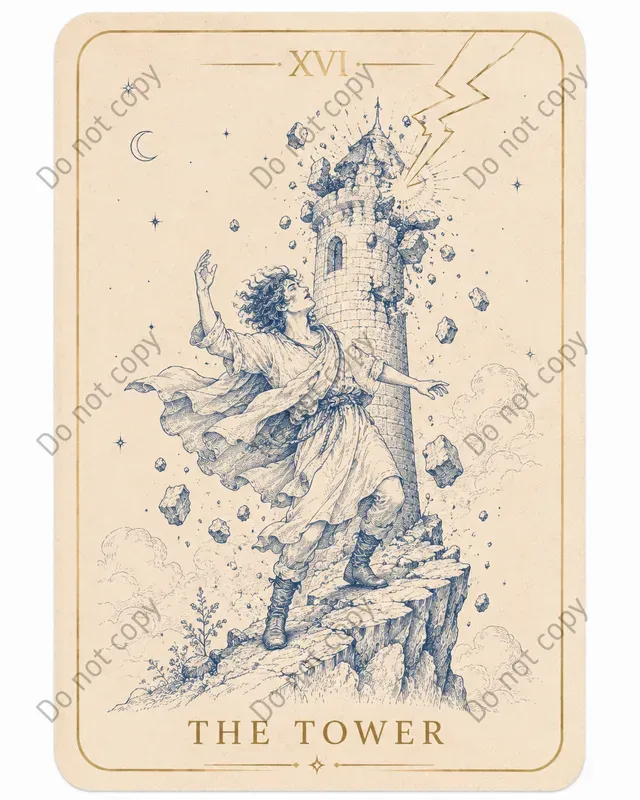 Modern Tarot Deck Face Cards
