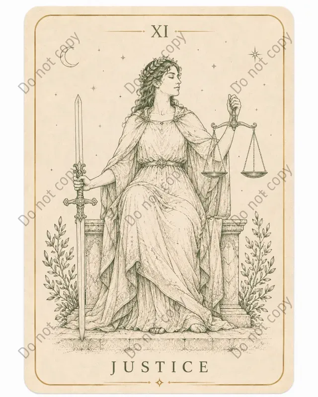 Modern Tarot Deck Face Cards
