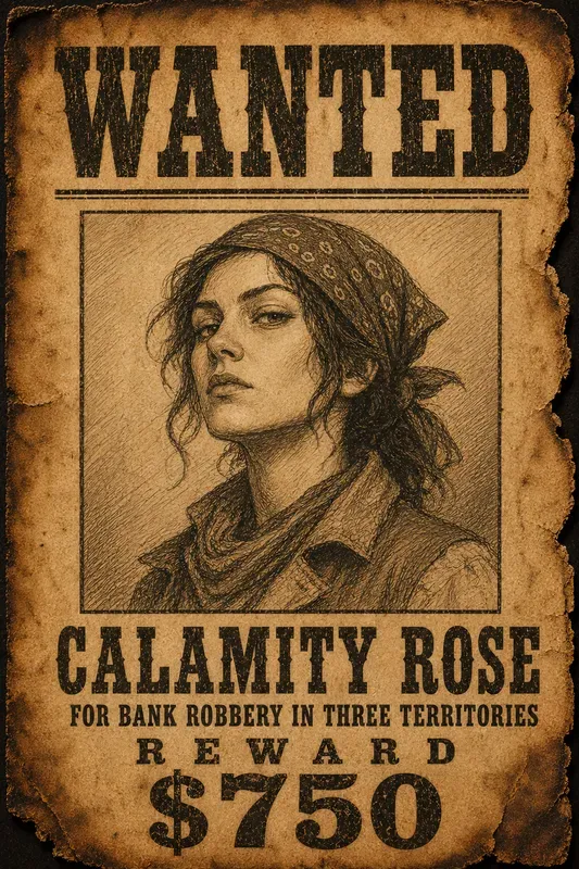 Wild West Wanted Poster Studios