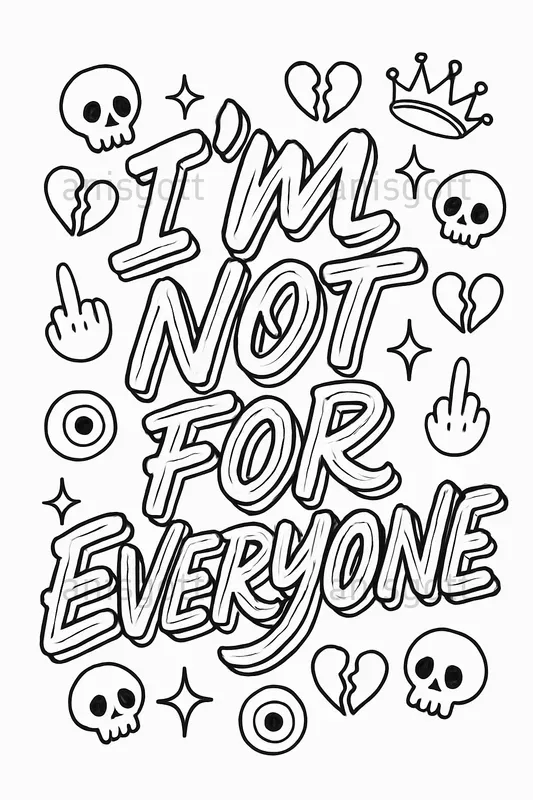 Swear Word Coloring Pages For Adults