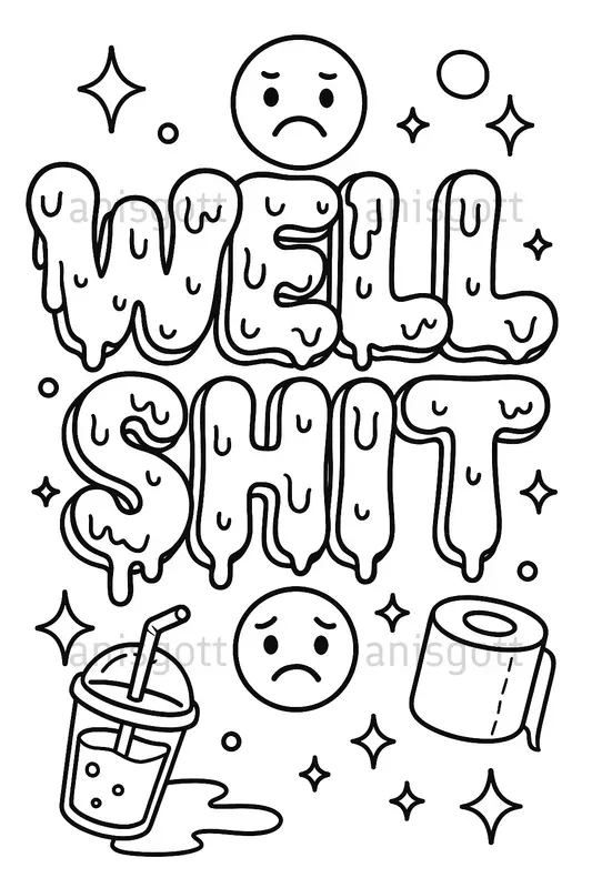 Swear Word Coloring Pages For Adults
