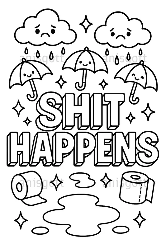 Swear Word Coloring Pages For Adults