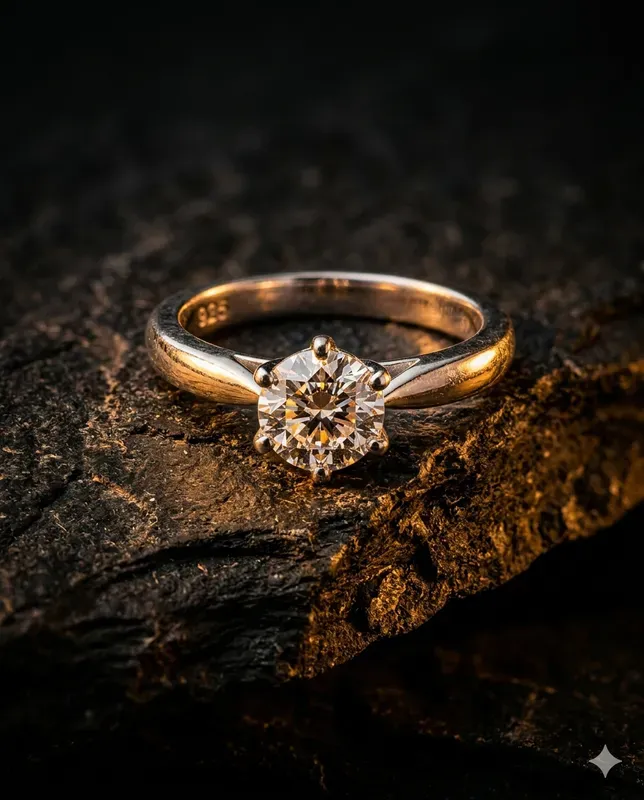 Dramatic Texture Jewelry Product Visuals