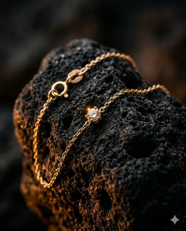 Dramatic Texture Jewelry Product Visuals