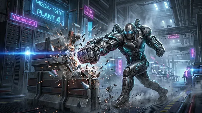 Futuristic Action Game Keyframe Designs