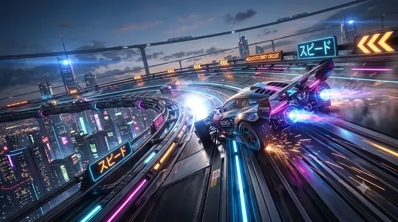 Futuristic Action Game Keyframe Designs