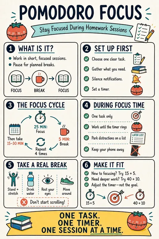 High School Study Skills Sketchnotes