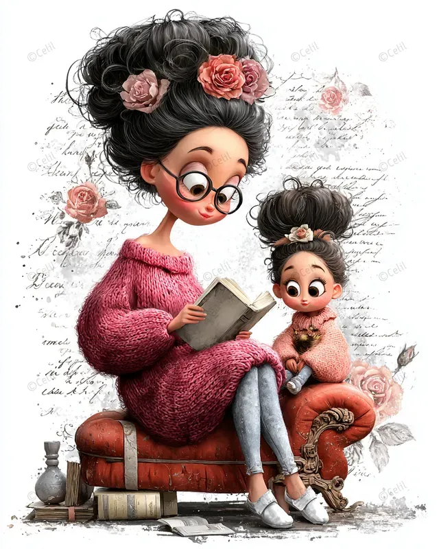 Mothers Day Victorian Mixed Media
