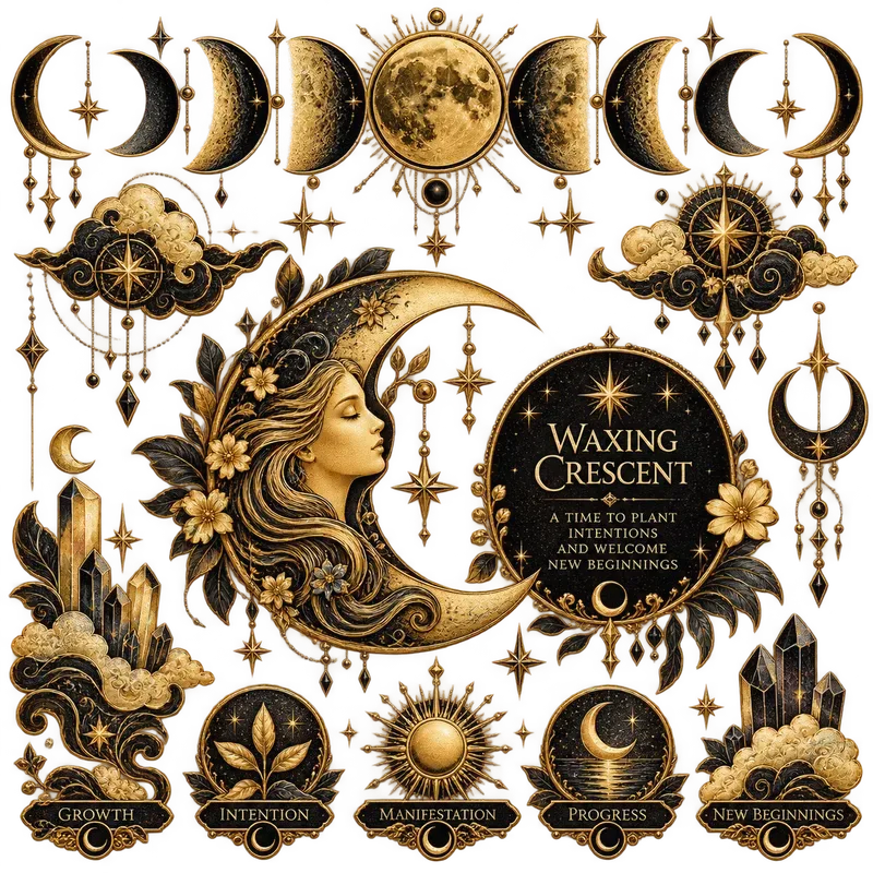 Luxury Mystic Celestial Ephemera Sets