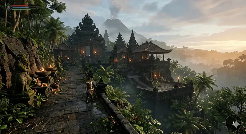 Nusantara Jungle Temple Ruins