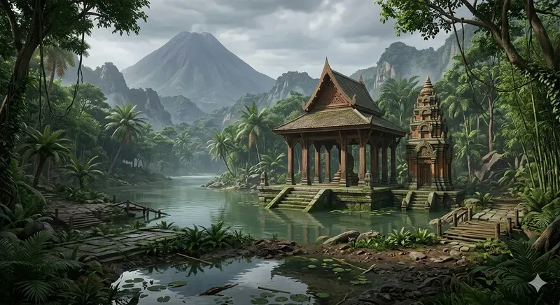 Nusantara Jungle Temple Ruins