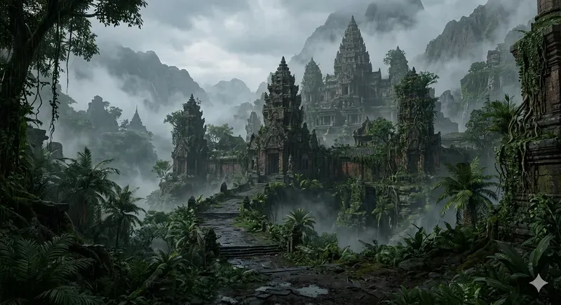 Nusantara Jungle Temple Ruins
