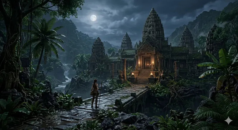 Nusantara Jungle Temple Ruins