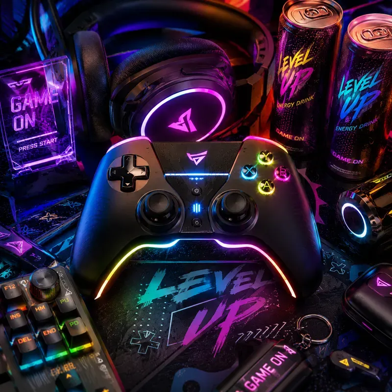 Vibrant Stylized Art