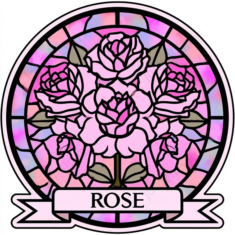 Stained Glass Emblem Stickers