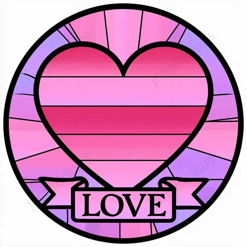 Stained Glass Emblem Stickers