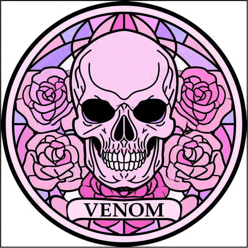 Stained Glass Emblem Stickers