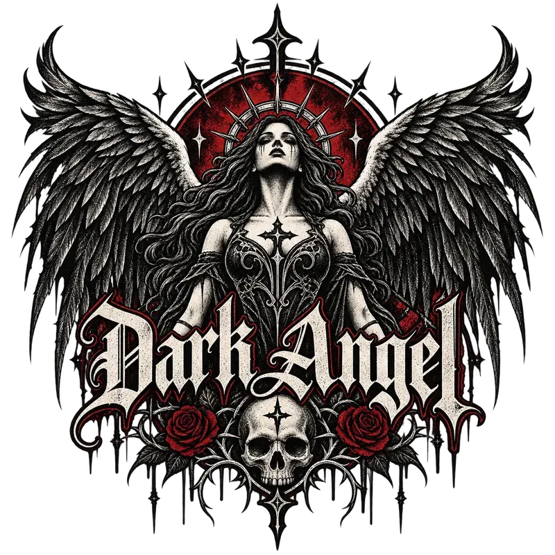 Gothic Tshirt Graphic Design Generator
