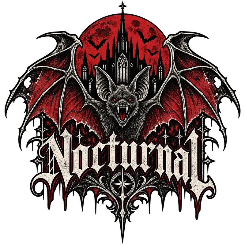 Gothic Tshirt Graphic Design Generator
