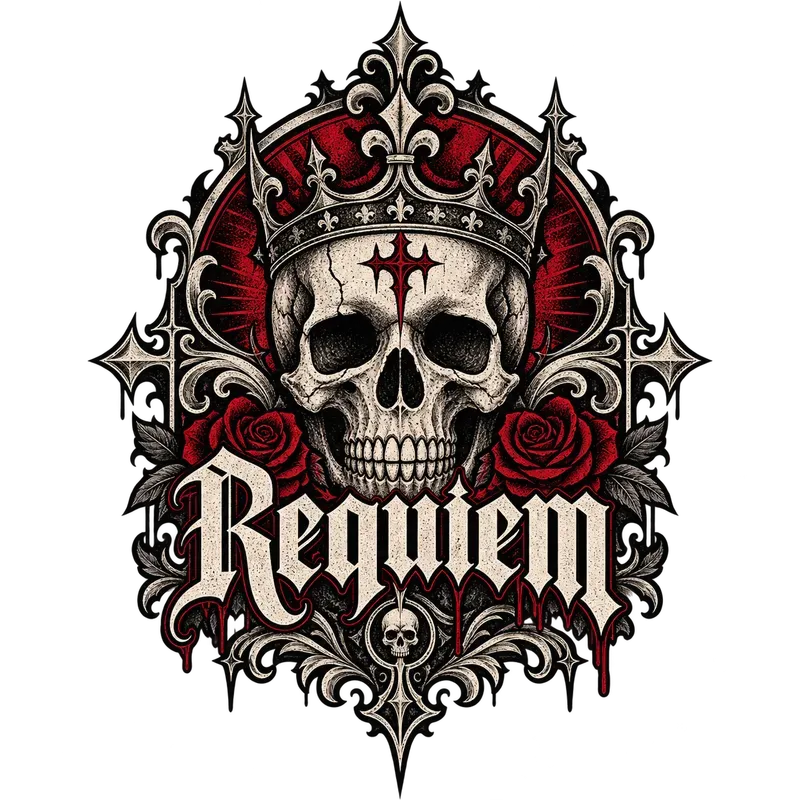 Gothic Tshirt Graphic Design Generator