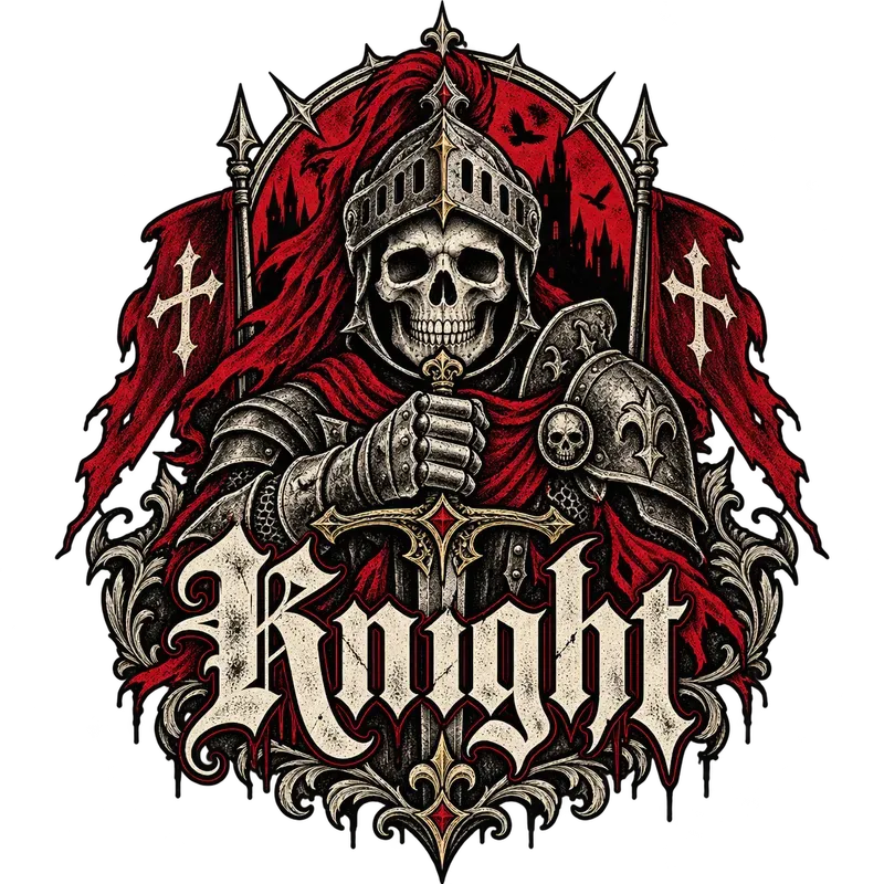 Gothic Tshirt Graphic Design Generator