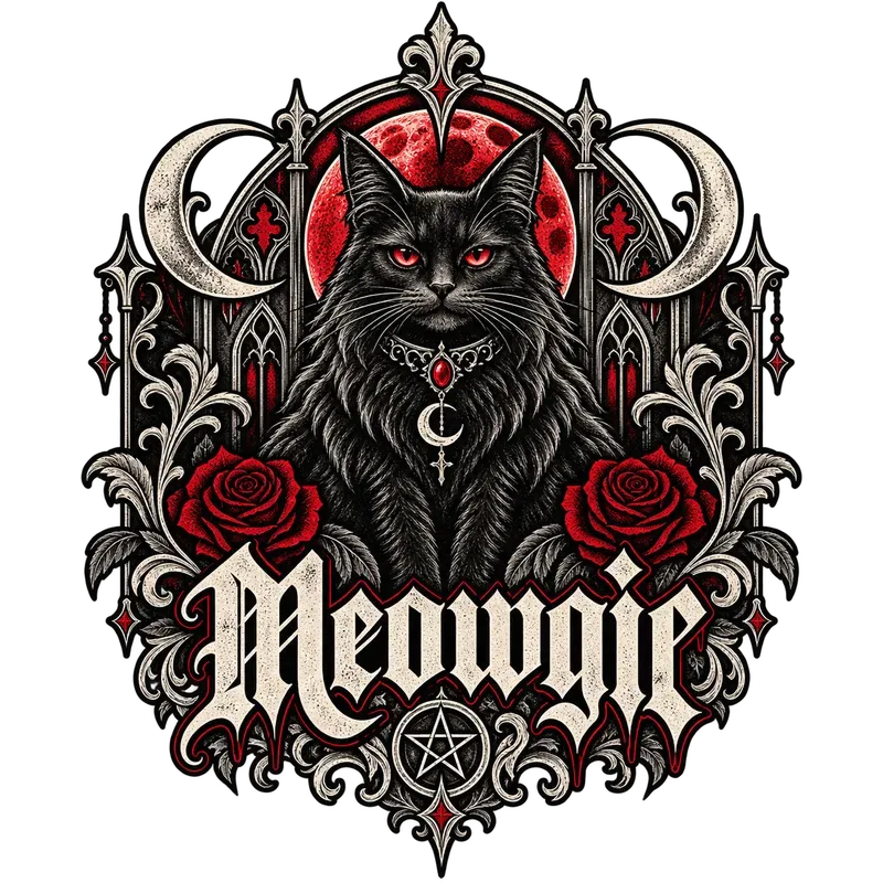 Gothic Tshirt Graphic Design Generator