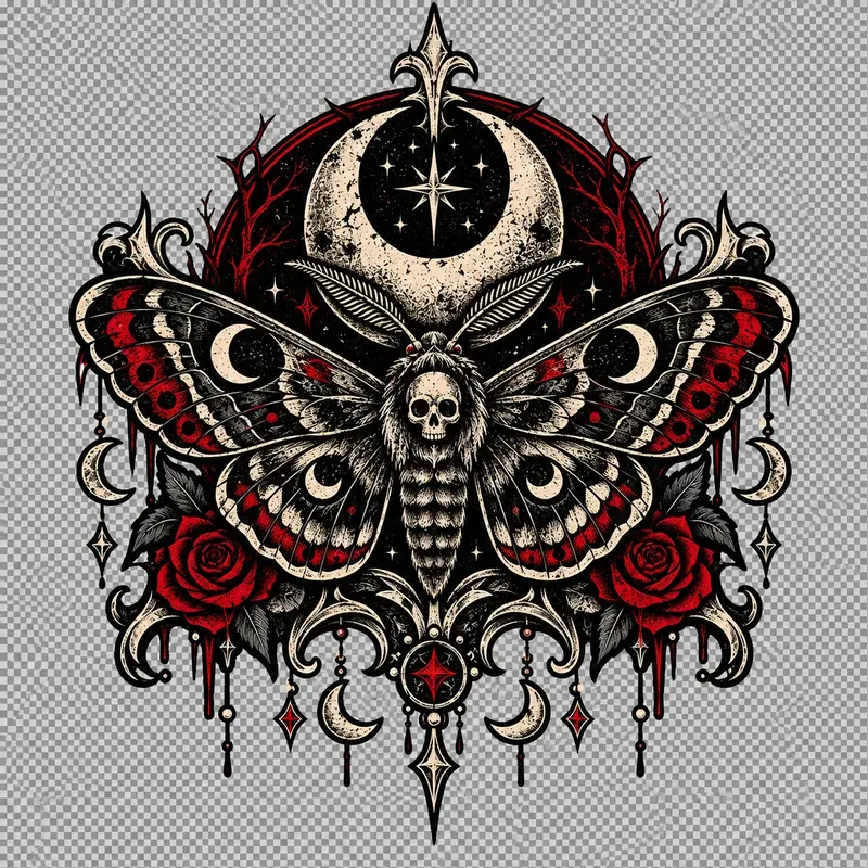 Gothic Tshirt Graphic Design Generator