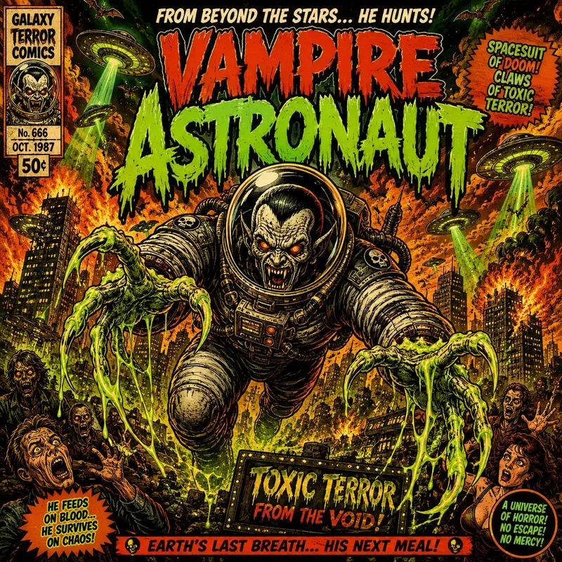 Retro Horror Alien Posters