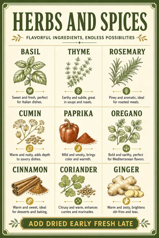Kitchen Reference Chart Studios