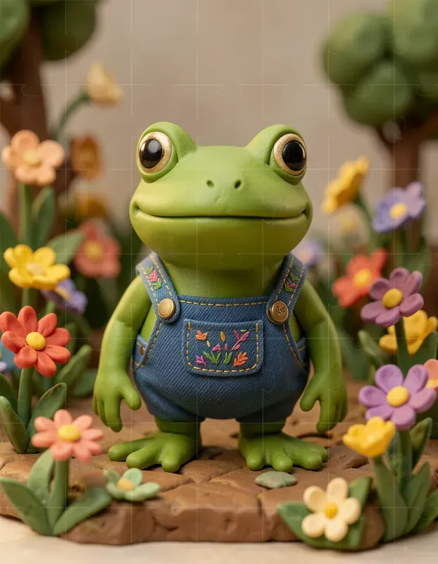 3D Felt Claymation Stop Motions