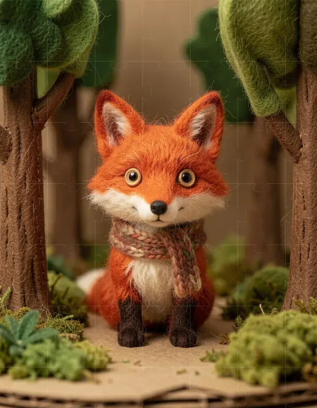 3D Felt Claymation Stop Motions